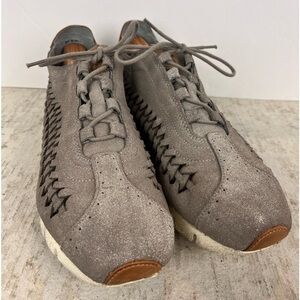 OTBT Leather Nebula Sneakers Huarache-inspired Weaving Vents Sz 10